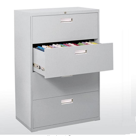 4 Drawer Lateral Filing Cabinet