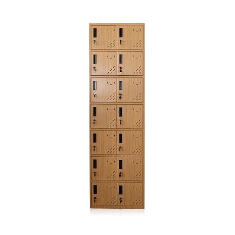 wooden Tranfer 14 door locker