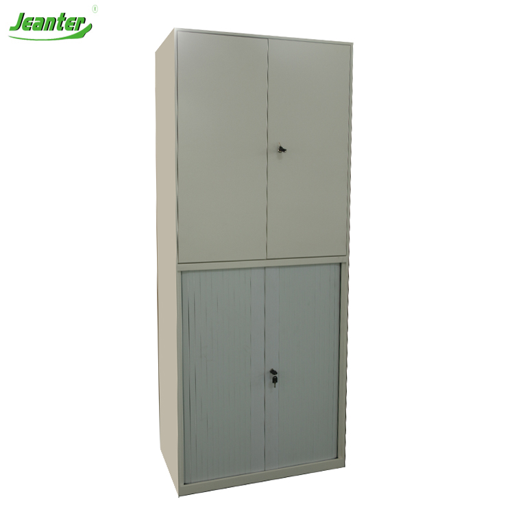 Metal + Tambour Door Combination Cabinet