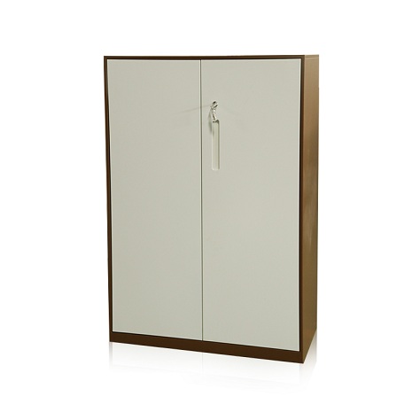 2 doors cupboard with 2 shelves